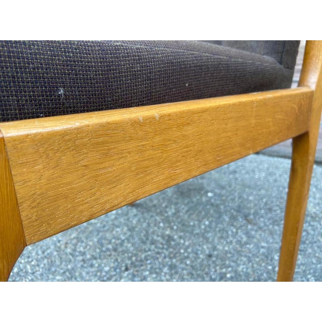 Suite of 4 Scandinavian chairs by the manufacturer fröscher kg inspired by the design of kofod larsen - solid oak...