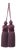 Pair of Mulberry - Burgundy Key Tassels With Satin and Cut Velvet Details For Sale