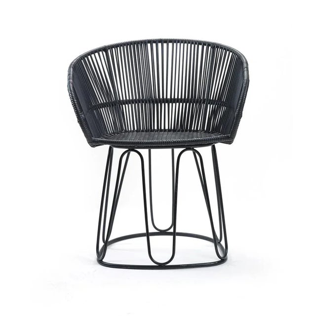 Contemporary Black Circo Dining Chair by Sebastian Herkner For Sale - Image 3 of 8