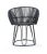 Contemporary Black Circo Dining Chair by Sebastian Herkner For Sale - Image 3 of 8