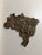 Hand Forged Bronze Map of Brazil With Elevated Topography, 1980s For Sale - Image 11 of 11
