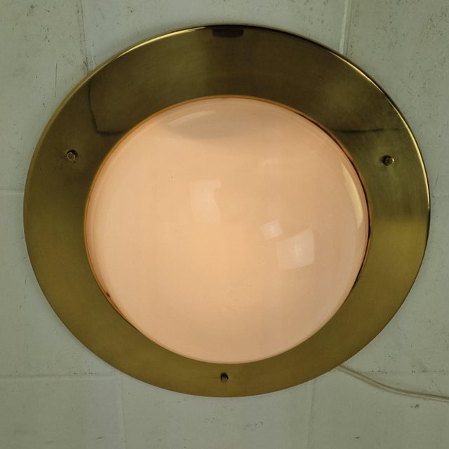 Model LSP6 Tommy Flush Mount attributed to Luigi Caccia Dominioni for Azucena, 1960s For Sale - Image 6 of 11