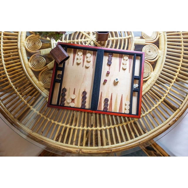 Contemporary Penelope Game Table with Nesting Chairs For Sale - Image 3 of 7