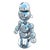 1975 Post-Modern Chrome Bubble Ball Robot Table Lamp by Torino Lamps For Sale In Los Angeles - Image 6 of 12