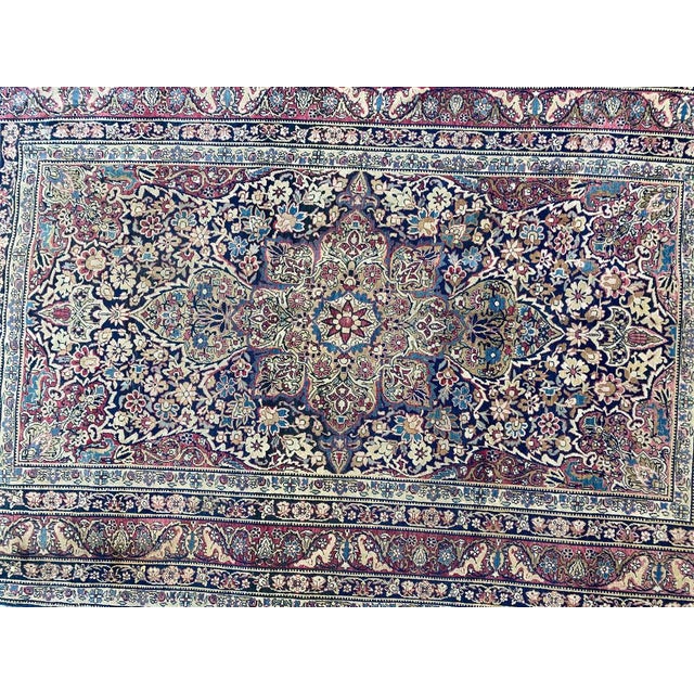 Very beautiful late 19th century rug with a nice floral and central medallion design and beautiful natural colors with...