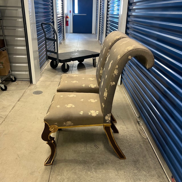 Rose Tarlow Melrose House Puccini Slipper Chairs- A Pair For Sale - Image 12 of 12