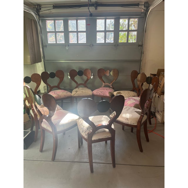 Wood Peter Alexander Dining Chairs, Attributed, 10 Pieces For Sale - Image 7 of 16