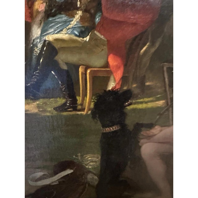 Heinrich Waldschmidt, Circus – Circus Artists and Horse, 1870, Oil Painting on Canvas For Sale - Image 7 of 11