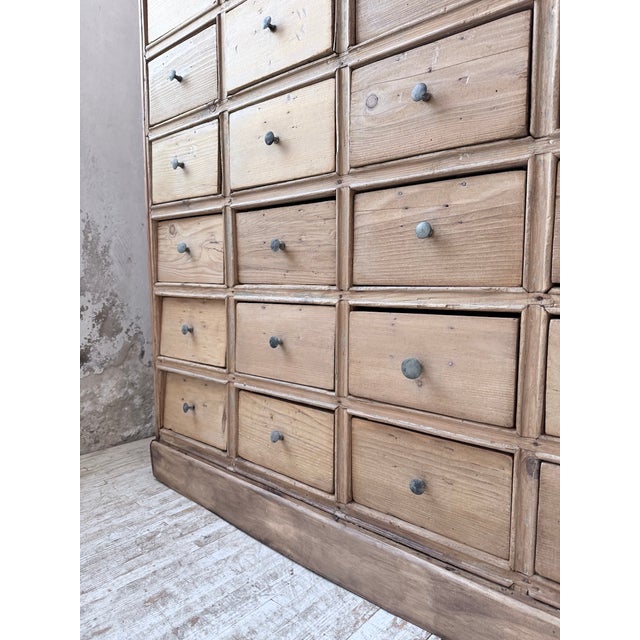 Pine Workshop Cabinet with Drawers, 1950s For Sale - Image 18 of 18