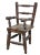 19th Century Miniature Oak Kitchen Windsor Chair, 1880s For Sale - Image 10 of 10