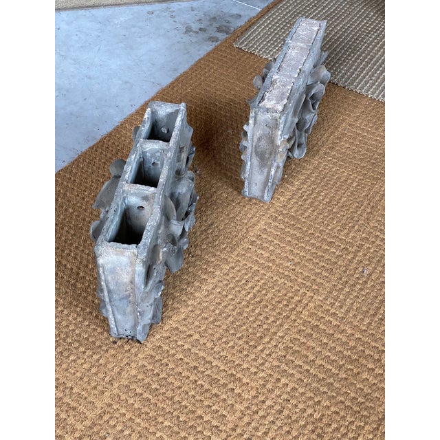 Chinese Antique Chinese Decorative Floral Pieces - a Pair For Sale - Image 3 of 11