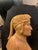 Yellow Early 19th Century Italian Grand Tour Relief Siena Marble Carved Profile Plaque of Dante Alighieri Paperweight For Sale - Image 8 of 13