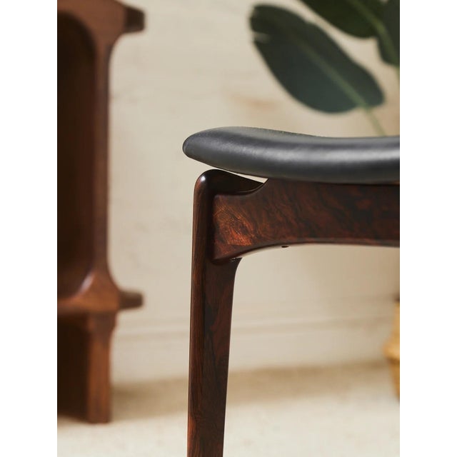 Wood Rare Set of Danish Vamdrup Stolefabrik Rosewood Dining Chairs Vendor Vintage For Sale - Image 7 of 9