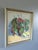 Mid-Century Modern 1949 Mid-Century Modern 'Begonia & Apples' Vintage Original Still Life Oil Painting, Framed For Sale - Image 3 of 11