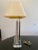 1980s Balinese Carved Panel Table Lamp in Lucite Frame With Brass Hardware For Sale - Image 5 of 9