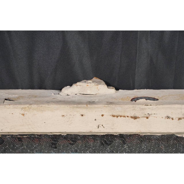 Mid 20th Century Reclaimed Wormy Chicken Wire Glass Window 31.75 X 20.25 In. For Sale - Image 5 of 7