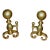 Antique Brass Fire Place Andiron’s For Sale