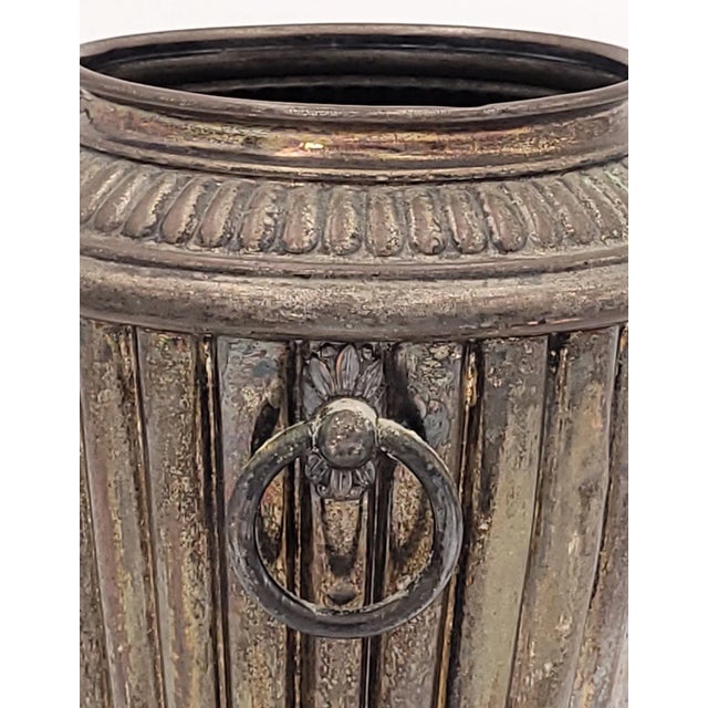 Silver-Plated Wine Cooler, Italy Circa 1860 For Sale In San Francisco - Image 6 of 10