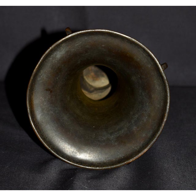 Antique Japanese Bronze Vessel/Vase W/Designs For Sale - Image 14 of 18