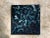 Early 20th Century 'Arts and Crafts' Style Botanical Dark Blue Monochromatic Relief Ceramic Glazed Tile For Sale - Image 12 of 13