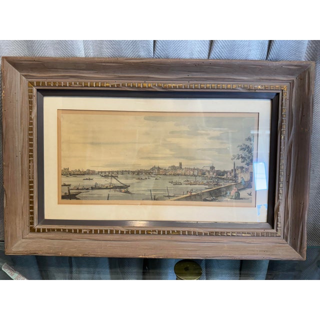 Antique Original Thames River Print For Sale In Miami - Image 6 of 6
