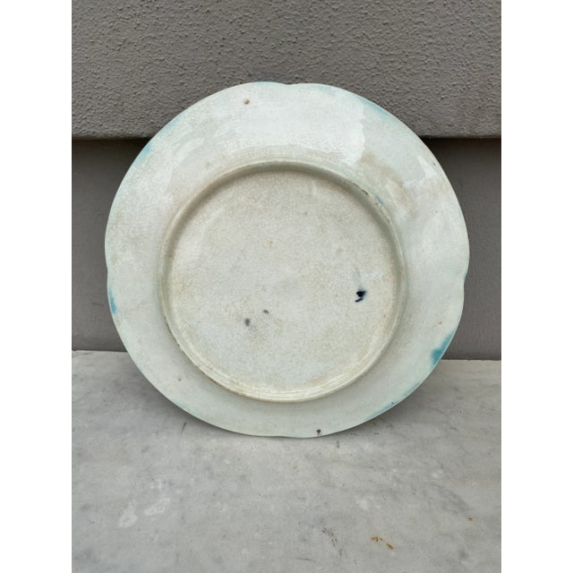 Orchies French Majolica Asparagus Plate Orchies, Circa 1890 For Sale - Image 4 of 8