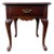 Vintage Thomasville Queen Anne Mahogany Side Table For Sale