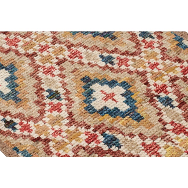 Rug & Kilim’s Moroccan Style Rug With Diamond Geometric Patterns For Sale In New York - Image 6 of 7