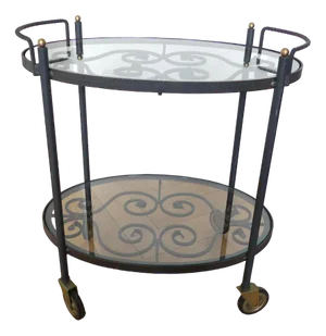 Vintage Italian Serving Cart, 1960s