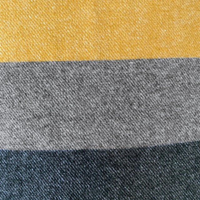 Textile Set of Three Wool Striped Pillows For Sale - Image 7 of 9