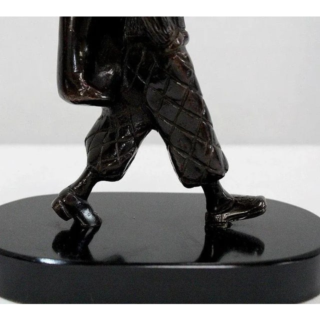 Bronze Golf Caddy Sculpture, Late 19th Century For Sale - Image 14 of 18