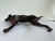 Metal Vintage Bronze Finish Hunting Dog Sculpture, Mid-Century Sporting Decor For Sale - Image 7 of 8