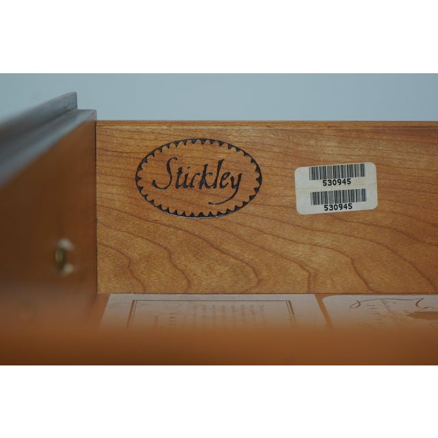 Stickley Cherry Chippendale Style Secretary Desk For Sale - Image 16 of 18