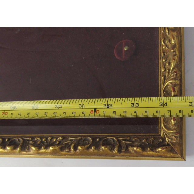 Vintage Lift Top Table Top Gilt Display Frame For Sale In Denver - Image 6 of 10