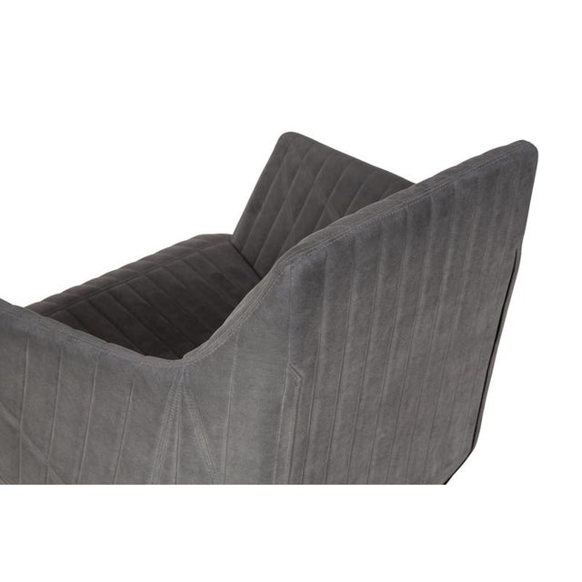 Gray Facet Fabric Armchairs and Stools in Grey by Ligne Roset, Set of 3 For Sale - Image 8 of 18