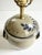 Vintage 1988 Signed Pottery Crock Table Lamp, Cobalt Blue Leaves & Details With Ear Handles For Sale In Cleveland - Image 6 of 18