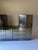 Metal 1980s Ello Gunmetal Stainless & Smoked Mirror Cabinet Set, Attributed For Sale - Image 7 of 15