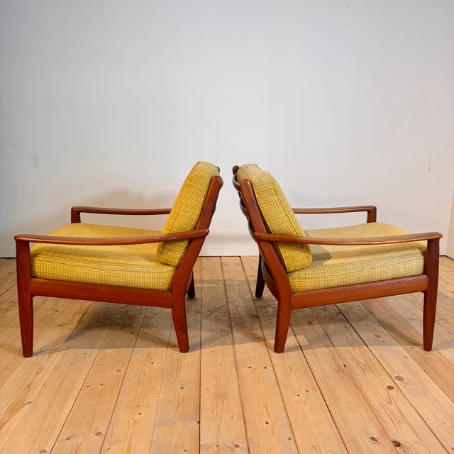 Danish Teak Lounge Chairs, 1960s, Set of 2 For Sale - Image 3 of 6