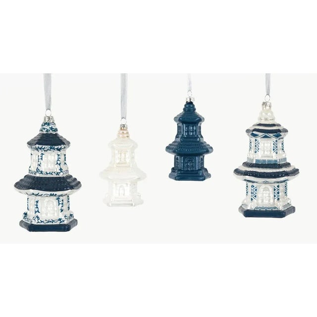 Chinese White Pagoda Ornament For Sale - Image 3 of 4