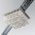 Large Vintage Ceiling Light with 32 Textured Glass Elements by J. T. Kalmar for Stölzle, 1970s For Sale - Image 4 of 11