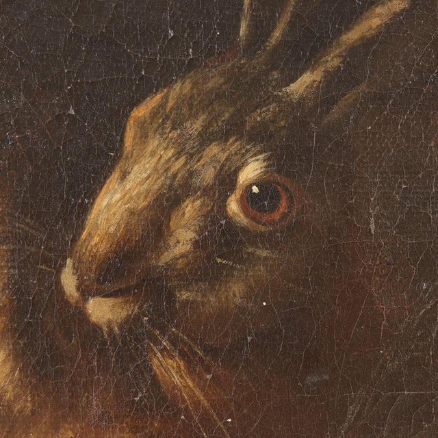 Attributable to Sinibaldo Scorza, Animals in Dark Background, Oil on Canvas For Sale - Image 11 of 12