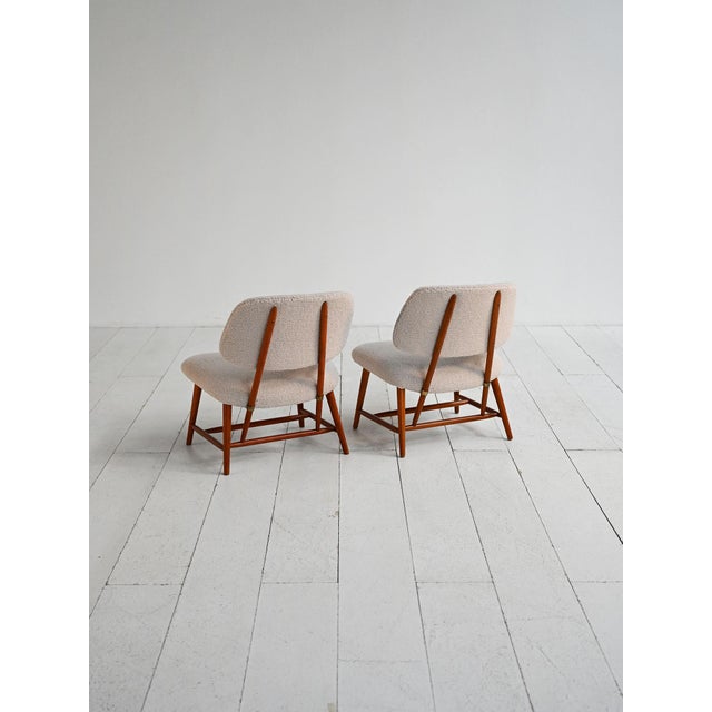 1950s Teve Chairs from Alf Svensson, Sweden, 1950s, Set of 2 For Sale - Image 5 of 9