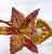 Vintage Gold-Tone Lily Brooch and Earrings Set With Pearl, 1980s, 3 Pieces For Sale - Image 4 of 9
