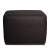 Contemporary Restoration Hardware Rex Rectangular Leather Ottoman with Metal Base For Sale - Image 3 of 8