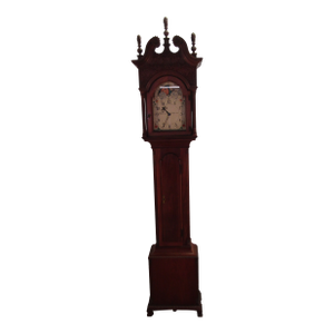 Henry Ford Museum Solid Mahogany Cased Grandfathers Clock