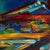 Angela Wakefield Psychedelic Abstract Landscape Painting of Urban City Scene by British Artist 2005 For Sale - Image 4 of 4
