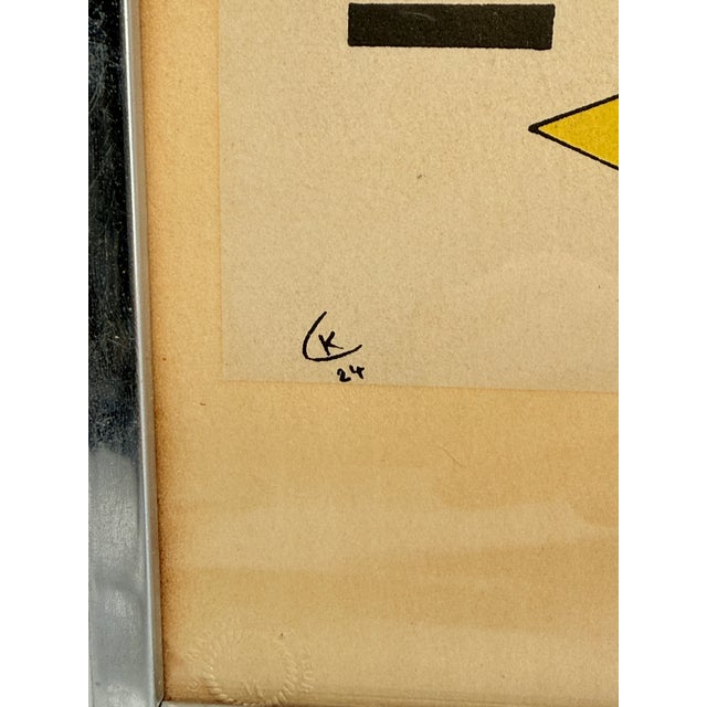 Wassily Kandinsky (Russian, 1866–1944) La Tache Noire Abstract Composition, 1924 For Sale In Providence - Image 6 of 9