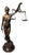 Large Statue of Lady Justice, Bronze For Sale