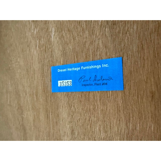 Vintage Drexel Heritage Extension Dining Table For Sale - Image 12 of 12