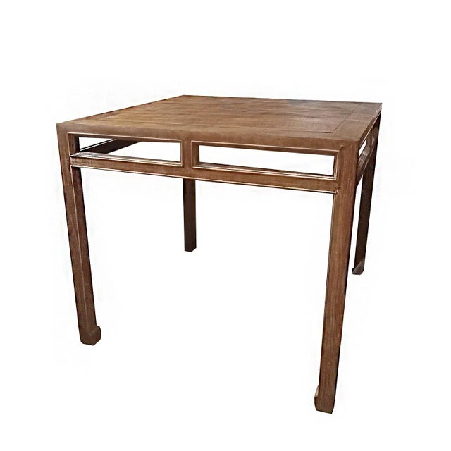 Late 20th Century Late 20th Century Asian Wood High-Top Table For Sale - Image 5 of 10